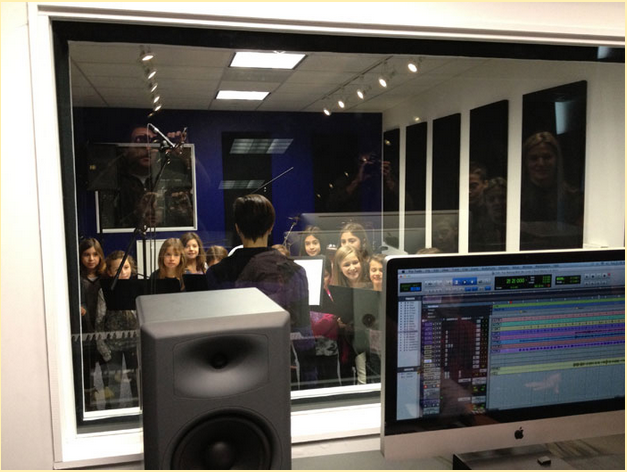 bach to rock students recording studio